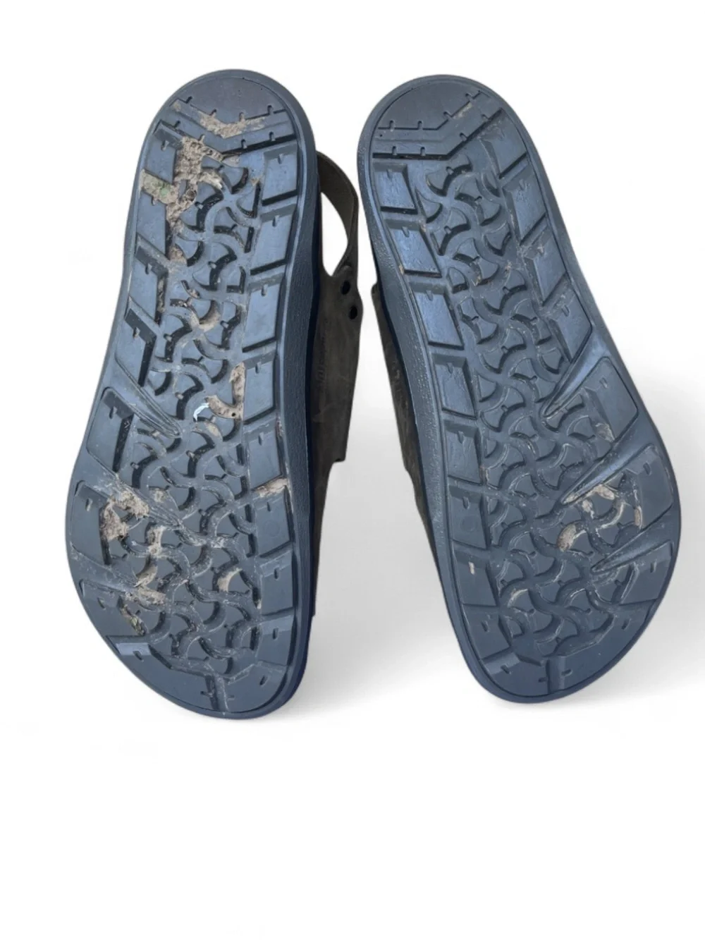 Birkenstock Men's Milano Crosstown Waxy Leather Two Strap Sandals Size 13 EU 46